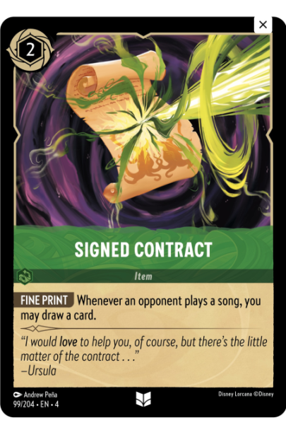 LorcanaFr's tweet photo. 🔥Reveal🔥

4 nouvelles cartes tout droit de la petite sirène:

🟦Polochon 
🟩Contrat signé
🟨Signe le parchemin
🟩Jardin d'ursula

Que pensez vous de ces cartes?

Source : https://t.co/HVBVJHYADb

#lorcanspoil #set4 https://t.co/ExDXEYRSe9