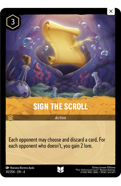 LorcanaFr's tweet photo. 🔥Reveal🔥

4 nouvelles cartes tout droit de la petite sirène:

🟦Polochon 
🟩Contrat signé
🟨Signe le parchemin
🟩Jardin d'ursula

Que pensez vous de ces cartes?

Source : https://t.co/HVBVJHYADb

#lorcanspoil #set4 https://t.co/ExDXEYRSe9