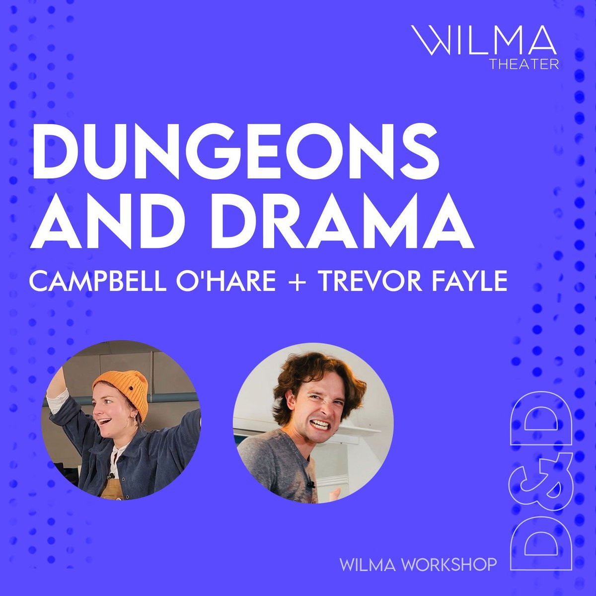 TheWilmaTheater's tweet image. In this workshop on May 22, Participants will receive a crash course in the fundamentals of Dungeons &amp;amp; Dragons and play through a short adventure! 
buff.ly/48T0JKQ 

#WilmaWorkshops #PhillyTheatre #TheatreClass #TheatreWorkshop #TheatreEducation #DirectingWorkshop #DnD