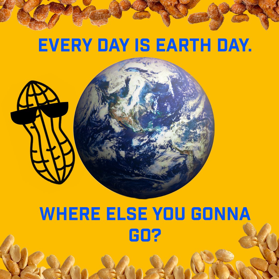 We'll wait. Read to Learn: hancockpeanuts.com/earth-day-the-… #EarthDay #Peanuts #HancockPeanuts #Snacks