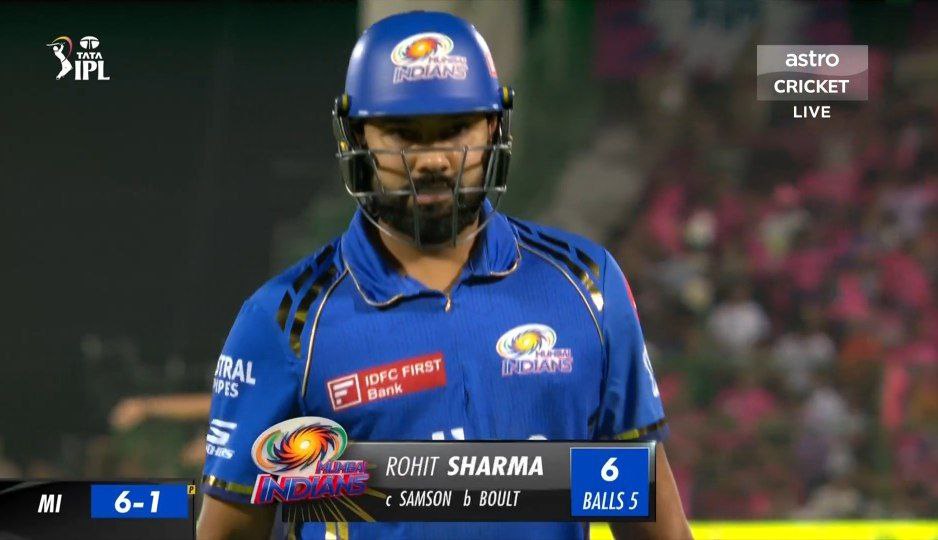 Whenever Rohit Sharma fails to give good start Mumbai Indians batting gets exposed.

This shows the impact of Rohit Sharma 🔥

#MIvsRR #RRvsMI