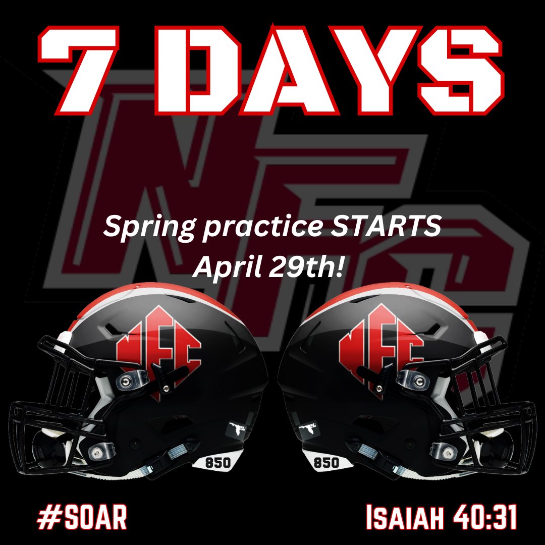 Spring ball starts in ONE WEEK! #GoEagles #SOAR