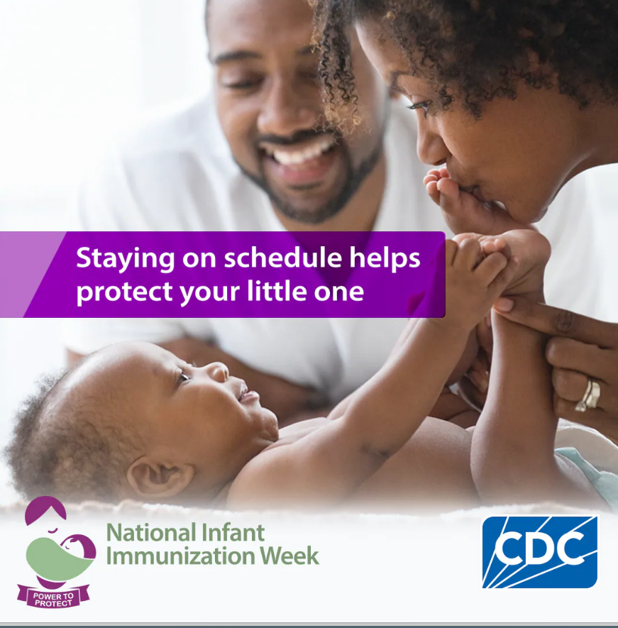 👶🩹 It's National Infant Immunization Week (NIIW) 2024! 👶🩹 Let's spread awareness about the importance of vaccinating our little ones to keep them safe from preventable diseases. Vaccines are a crucial tool in protecting children's health. #NIIW2024 #VaccinesSaveLives