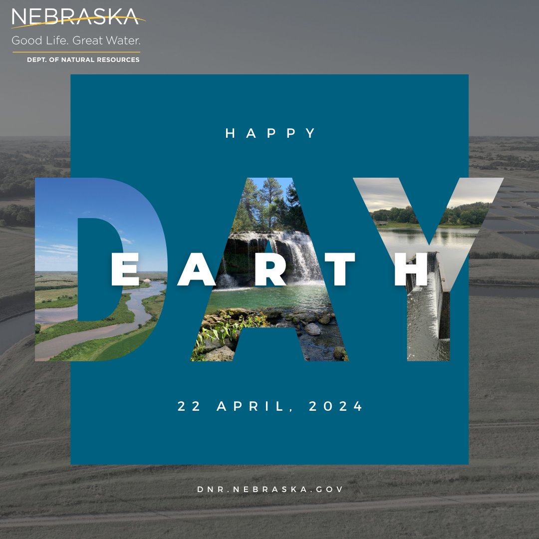 🌍 Happy Earth Day from NeDNR! 🌿 Let's celebrate our planet today and every day by cherishing its beauty, protecting its resources, and committing to sustainable practices. Together, we can make a positive impact on our environment for generations to come! #EarthDay #NeDNR 🌎💚