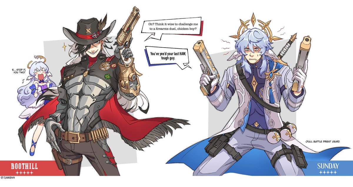 It's high noon in Penacony 💀 
#robinhill #Boothill #RobinHSR #SundayHSR #HonkaiStarRail📷