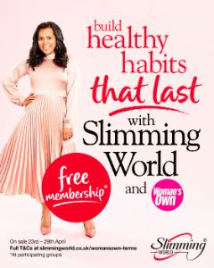 Free membership in the Woman's Own, on sale tomorrow Tuesday 23rd April.
Grab your copy and come along to one of my Elim or Trinity groups in #Lisburn this week. Message me for more info #sw #slimmingworlduk #WomansOwn #joinforfree