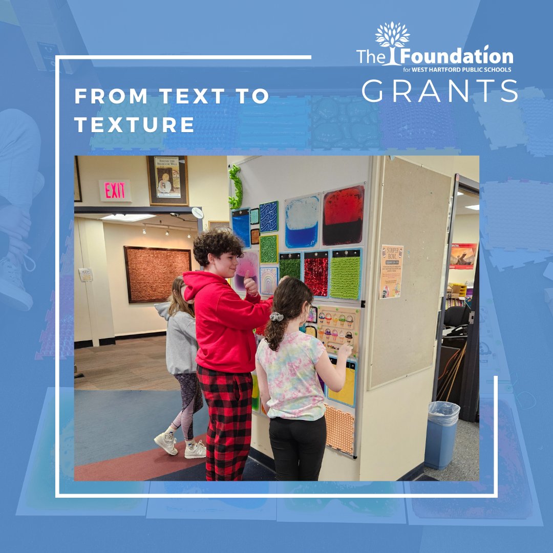 🌟 Exciting news from Sedgwick Middle School! 📚 The first section of our new sensory wall is complete, thanks to the Deane Family Grant: From Text to Texture! #SensoryWall #LibraryExperience #GrantsInAction ⁠