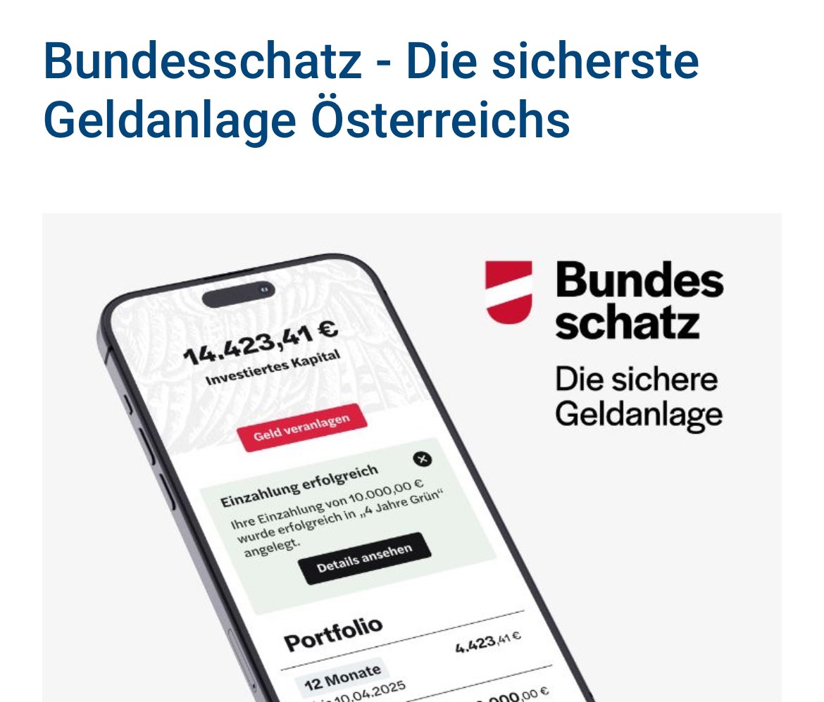 Für die Eröffnung eines Bundesschatz-Kontos ist die #DigitaleID notwendig. Wir sind Staatsbürger MIT und OHNE digitale Identität. Wer keine hat, hat gute (!) Gründe. Ich finde das nicht ok. Könnte man das bitte ändern, auch im Sinne der Republik?! @magnusbrunner #ÖVP