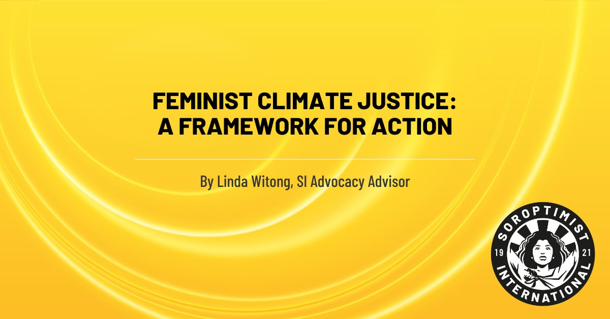 Linda Witong, SI Advocacy Advisor, delves into the intersection between climate crisis and gender inequality. This blog unpacks the vital insights from the UN Women report on 'Feminist Climate Justice: A Framework for Action.' #EarthDay Read more: tinyurl.com/5w7mkmcd