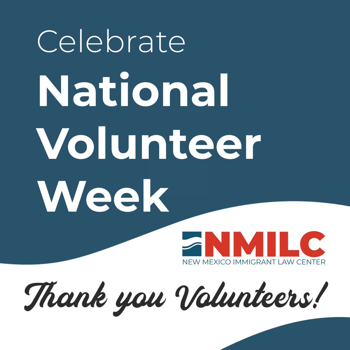 This week is #VolunteerAppreciationWeek!! NMILC is lucky to have numerous volunteers helping us in many different areas of our work. If you are interested in volunteering, please visit: nmilc.org/volunteer