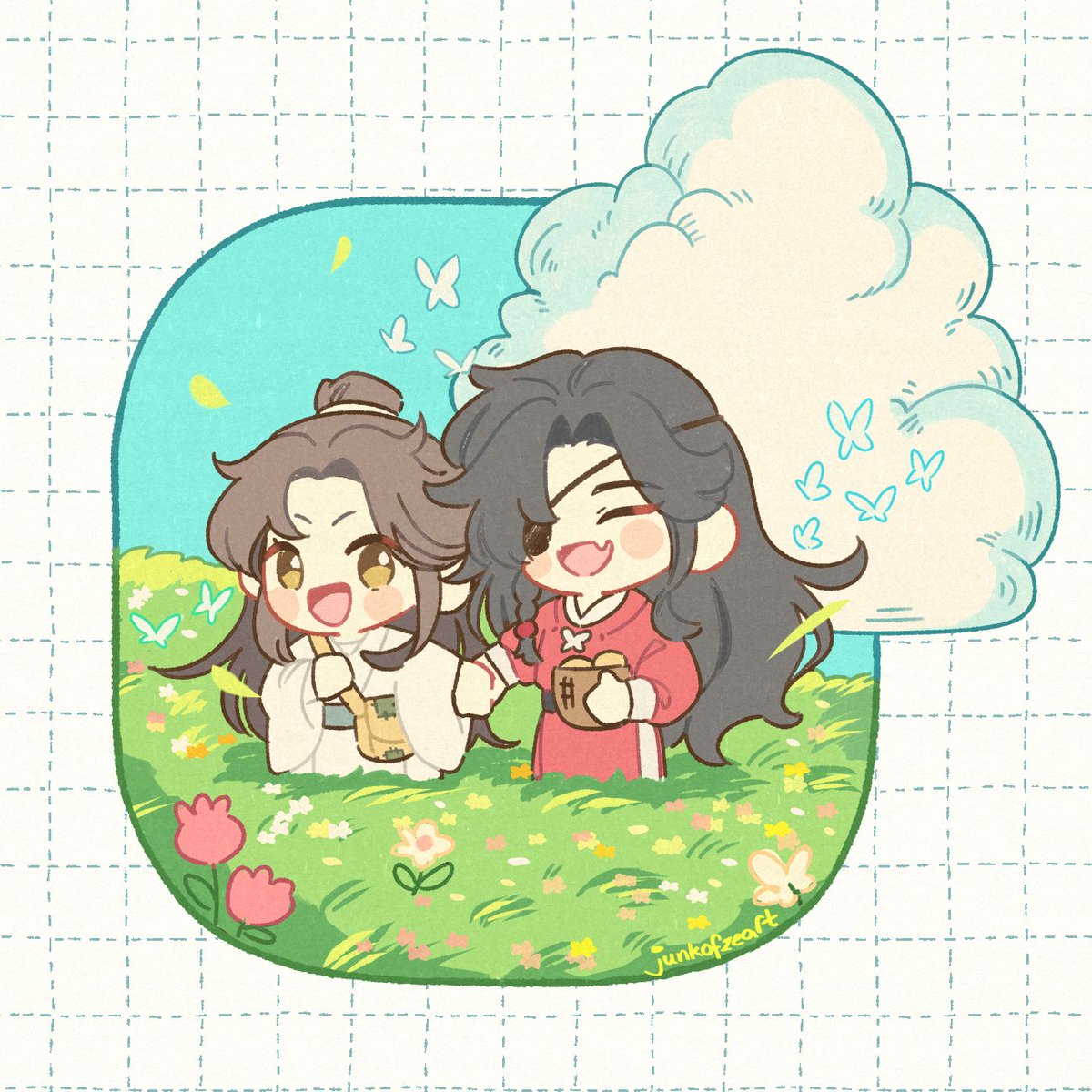 junkofzeart's tweet photo. peaceful days～✿ #tgcf #tianguancifu #hualian https://t.co/8y214ZJgwd