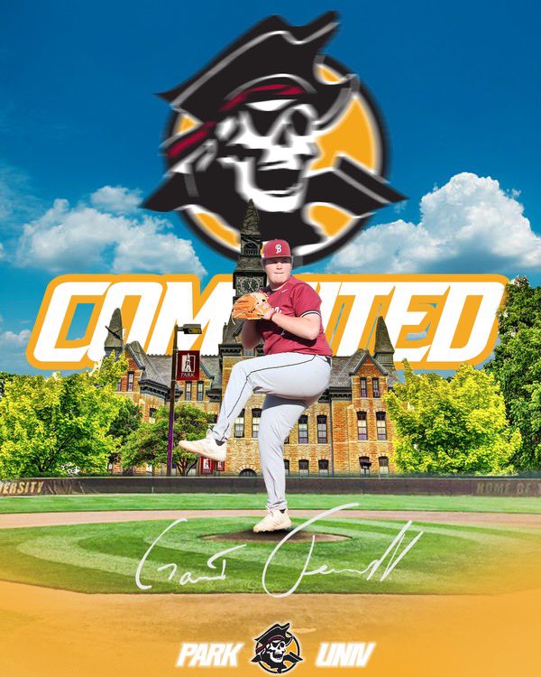 GarretFerrell24's tweet photo. Super excited to announce I have committed to Park University for academic and athletics. I will be signing on Wednesday after school. Thanks to all that have helped me along the way. @ACKC82 @MarekAcademy @kq2 @cliffnotes_pod @bentoncardinals https://t.co/yBnu6BRMcJ