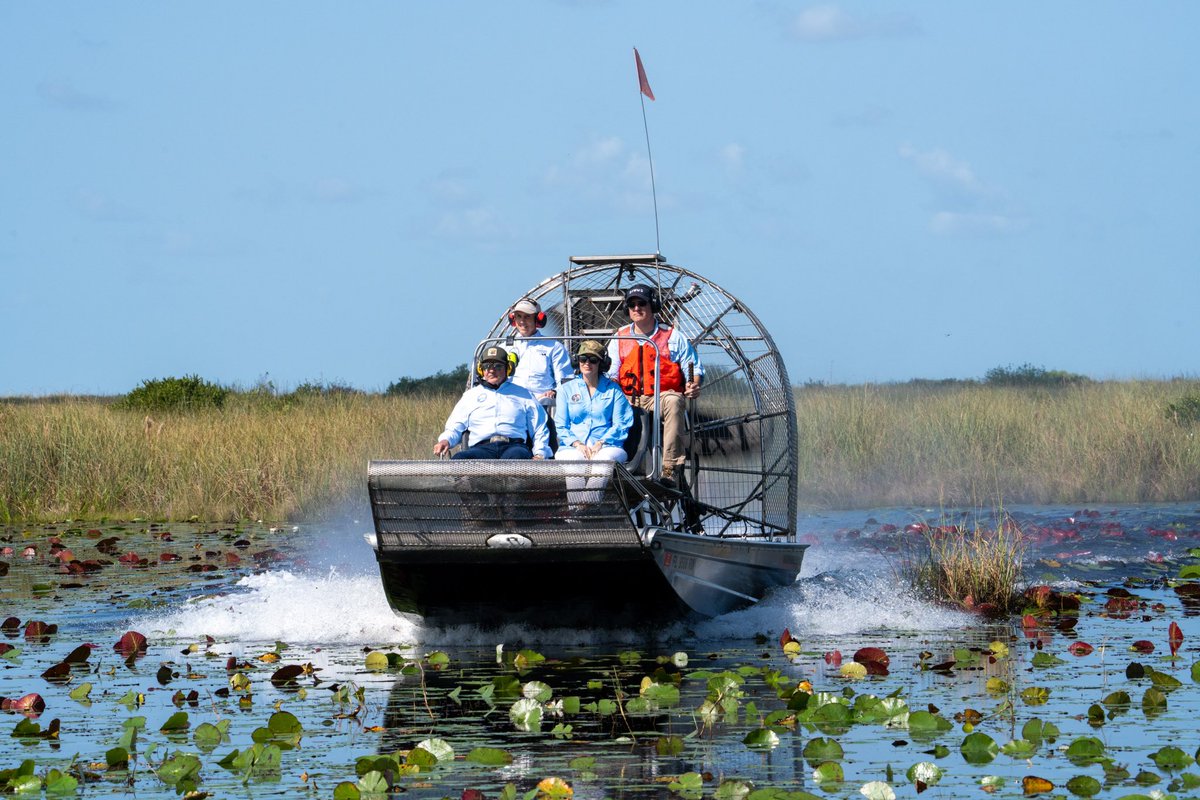 Another great announcement for Florida’s environment! @GovRonDeSantis is investing an additional $1.5 billion towards restoring the Everglades and improving our water quality. This will bring our investments to nearly $6.5 billion since we first took office.