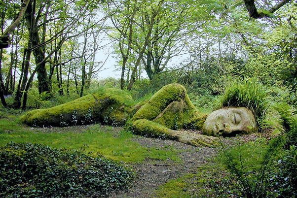 Gaia, the Greek earth goddess, 'feeder of creation,' was the mother of all things, both earthly and divine. She came from Chaos, and through her union with Ouranos (Sky) came the Titans. #EarthDay  
   
📷Julian Stephens/Lost Gardens of Heligan
