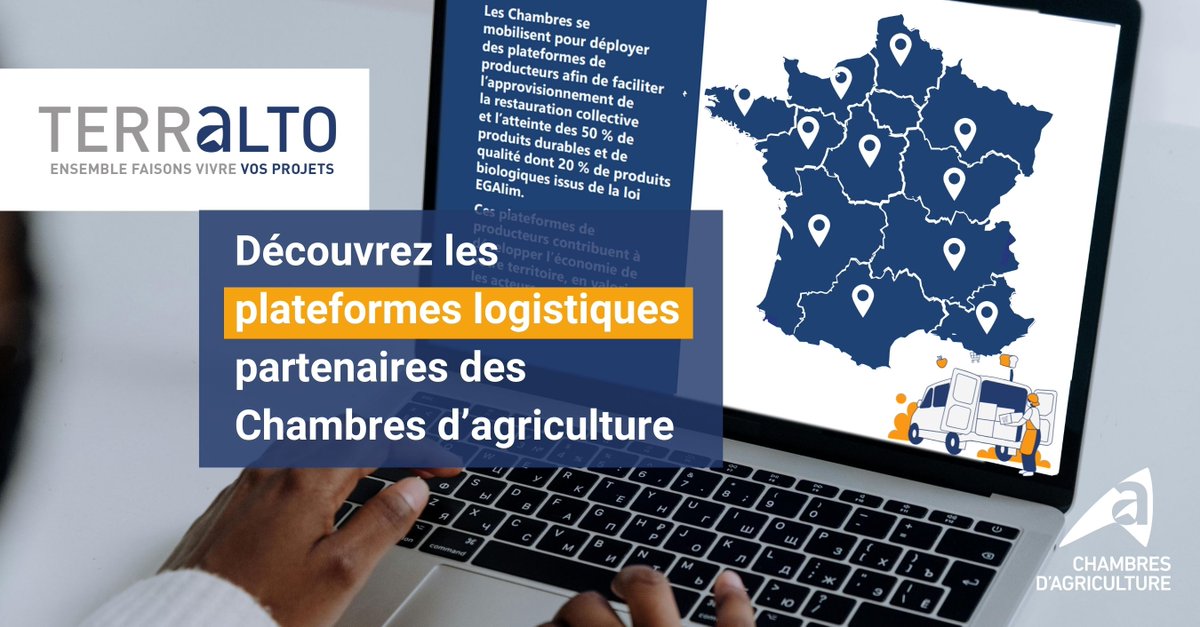 🤝 Les Chambres d'agriculture partenaires des plateformes logistiques, pour un accès facilité aux produits de nos agriculteurs pour vos restaurants collectifs 🥕🍋 Retrouvez les plateformes présentes dans votre département 👉 chambres-agriculture.fr/publications/t…