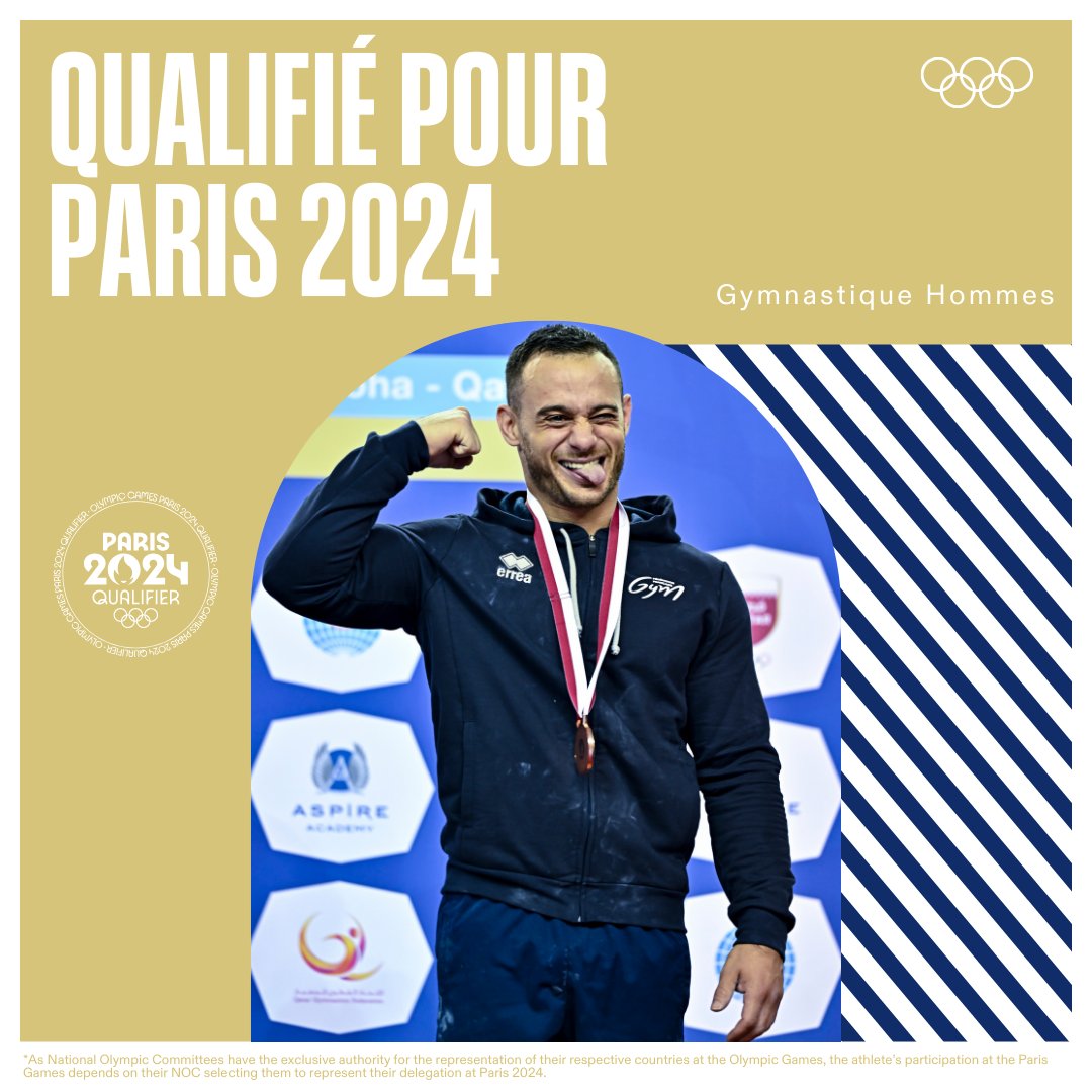 Ce week-end, le français @samiraitsaid4 🇫🇷 a obtenu un quota olympique pour les Jeux de @Paris2024 ! Avec un troisième podium consécutif lors de la coupe du monde qualificative, le gymnaste de 34 ans pourrait participer à ses troisièmes Jeux Olympiques 🤩