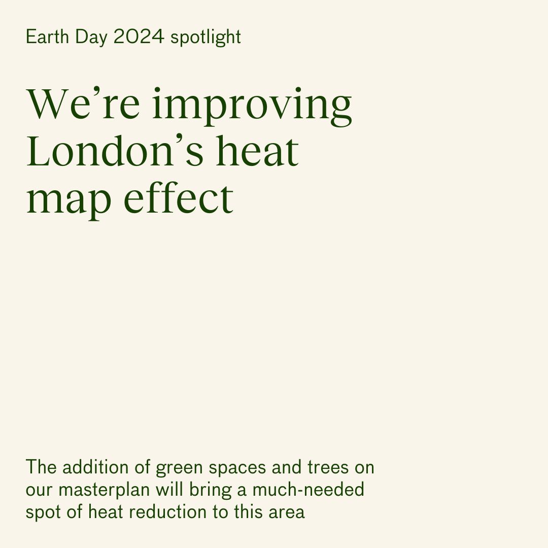 Happy #EarthDay! We plan on meeting our sustainability goals with several initiatives like planting 1,000 trees and implementing a zero carbon energy system, bringing changes to not just Earls Court but London. Learn more here: shorturl.at/agtS3 

#earlscourt #london