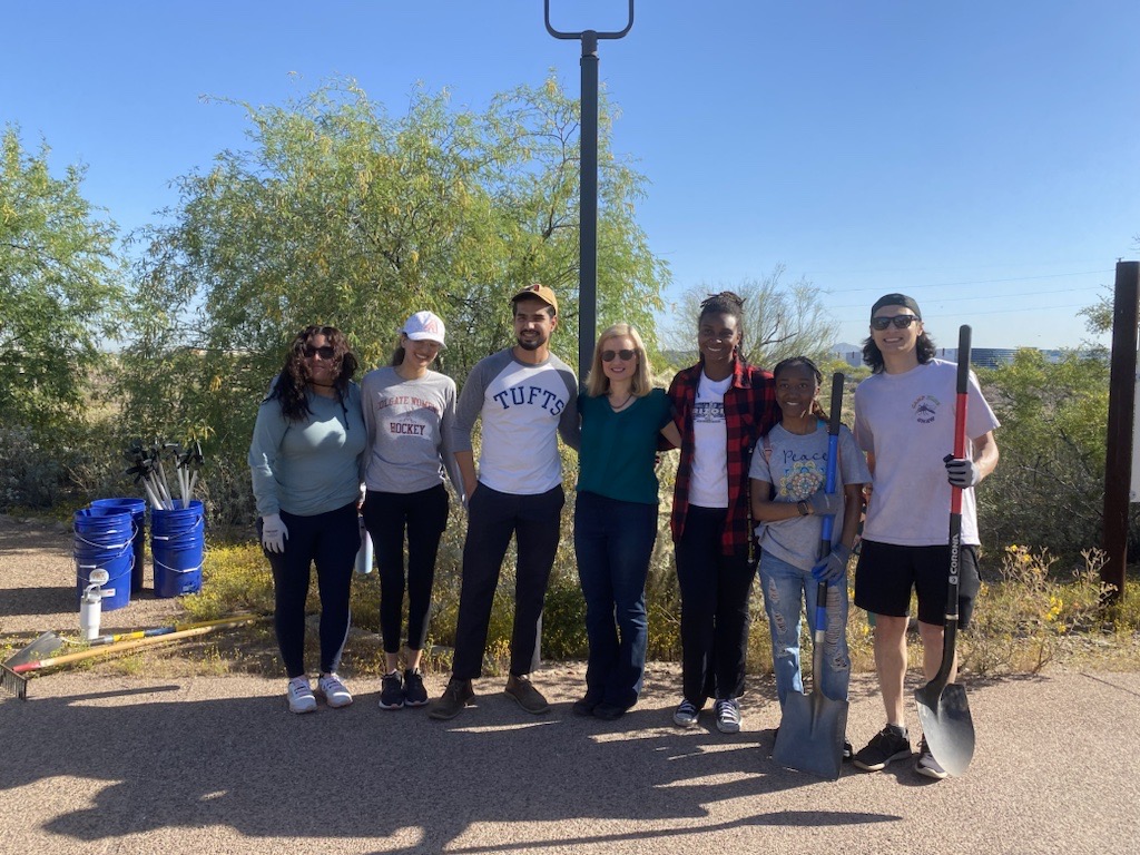 Happy Earth Day, Phoenix! 🌎 Grateful to have started the day by planting 42 trees along the Rio Salado to celebrate 42 years of @KPB_AZ's service to our community. Thanks, Keep Phoenix Beautiful and volunteers!