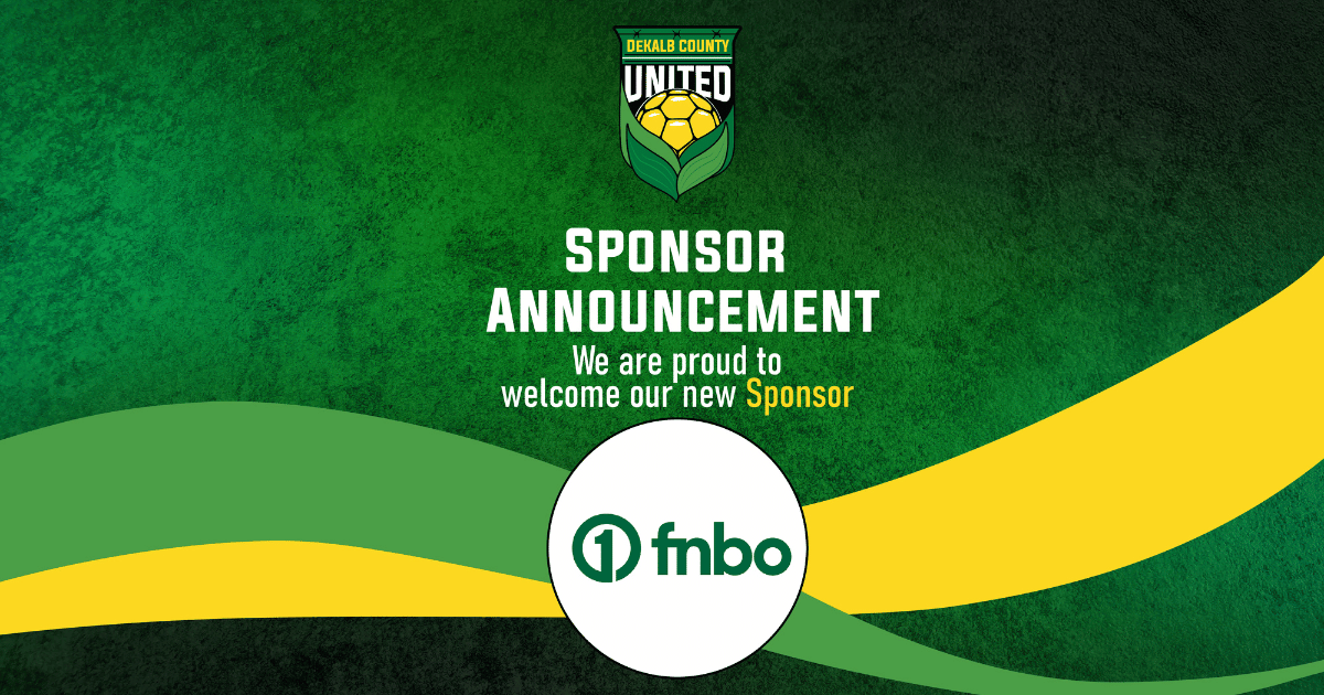 ⚽️ Get hyped, folks! We're thrilled to announce our partnership with First National Bank of Omaha for 2024! Together, we're gearing up to score big for our community. Big ups to @fnbo ! 
#dekalbil
#dekalbillinois
#sycamoreil
#sycamoreillinois
#morethanasoccerclub
💚💛🌽⚽️