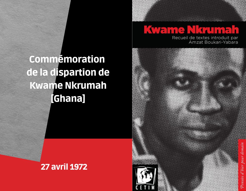 🌍 Ce panafricaniste acharné, auteur entre autres de 'l'Afrique doit s'unir', est passé de statut de prisonnier à celui de Président de son pays. Avant d'être renversé... ➡️ A lire cetim.ch/product/kwame-… @lpumoja #Afrique #Ghana