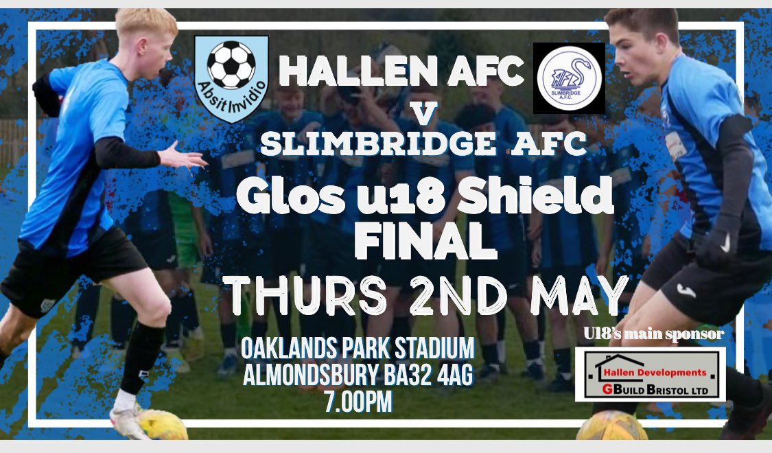 ⚽️ 🏆 U18 COUNTY CUP FINAL 🏆⚽️. THURSDAY 2nd MAY