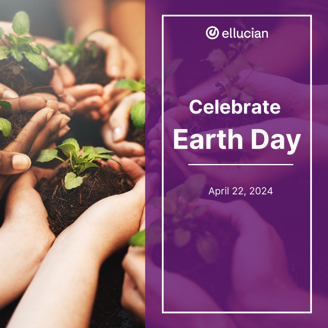 From everyone at @ellucianinc, happy #EarthDay! Take a moment to step outside and appreciate the planet today 🌱