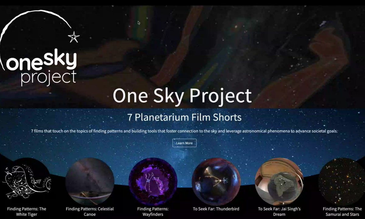 astrobites's tweet photo. @AstronomeLaurie While researching her community's stories, Prof. Rousseau-Nepton was approached by the people making the #OneSkyProject, which started out in Hawai‘i but spread globally. The goal was to share how different cultures across the world used astronomy to live in harmony with Earth. https://t.co/q9Ns1Xfcac