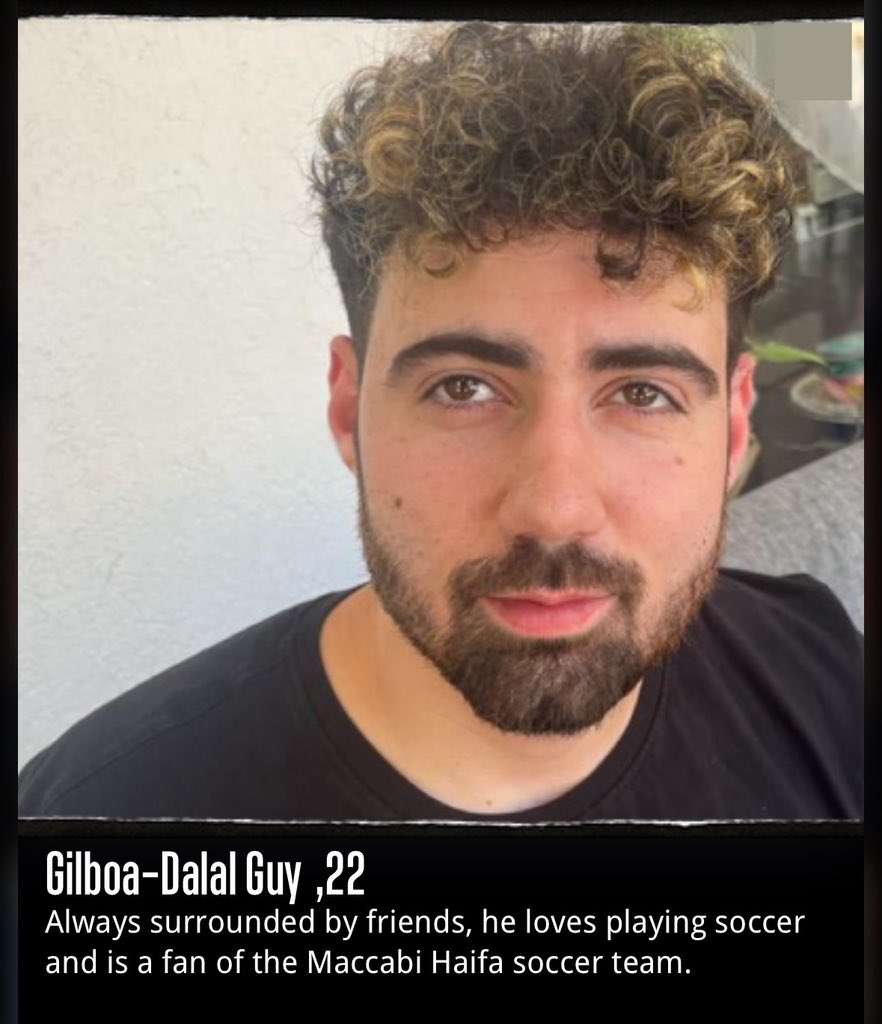 This Passover, I’ll be thinking of Guy Gilboa Dalal, who is the same age as me He was kidnapped on October 7th and has been held hostage ever since Bring Them Home Now 🎗️