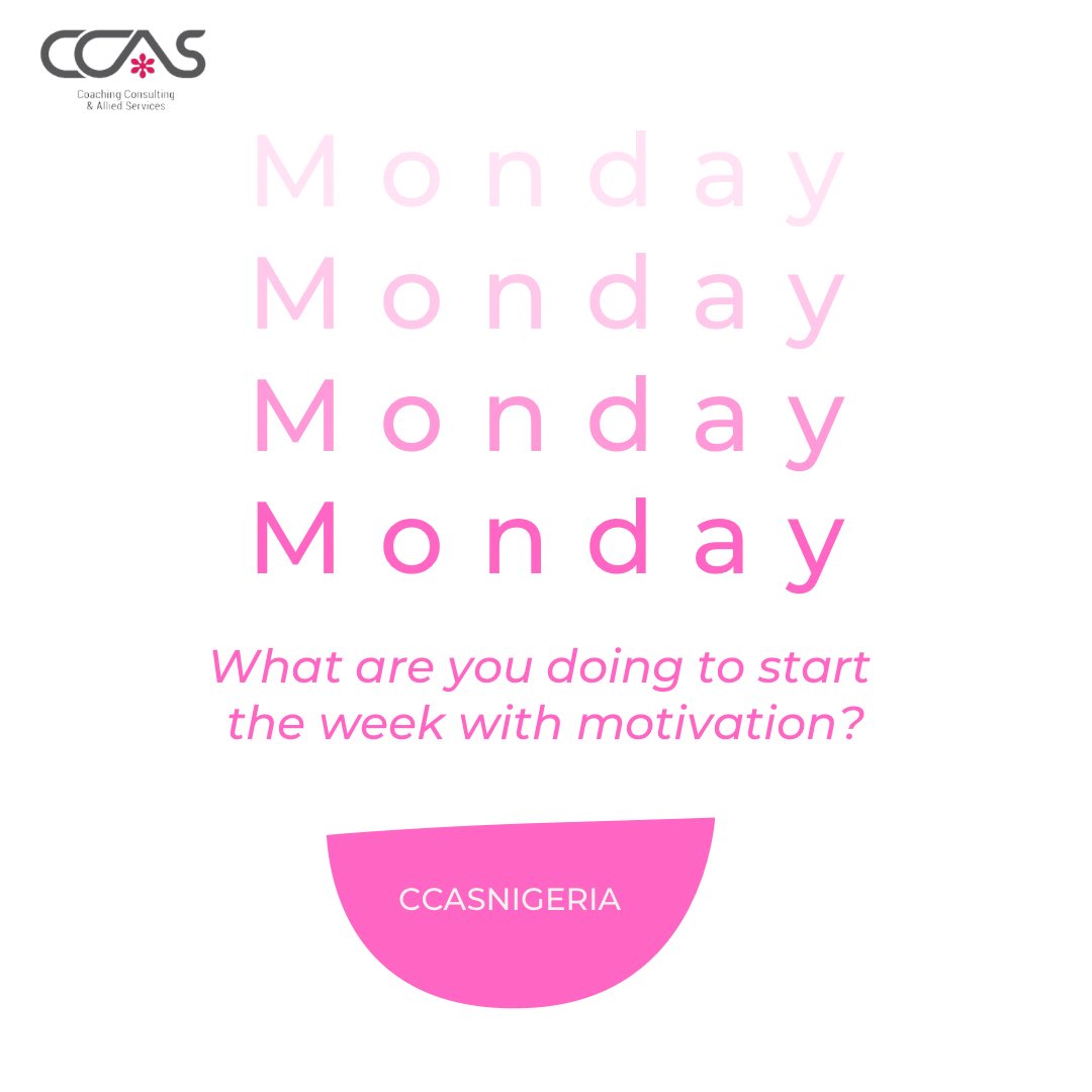It’s a new week

What are doing to stay motivated this week?

Share with us.

______________________________________

CCAS is open for business!

Let’s work together this week🤝
#ccasnigeria  #trainingbusinessprograms #coachingbussinessgrowth #businessdevelopmentmanager