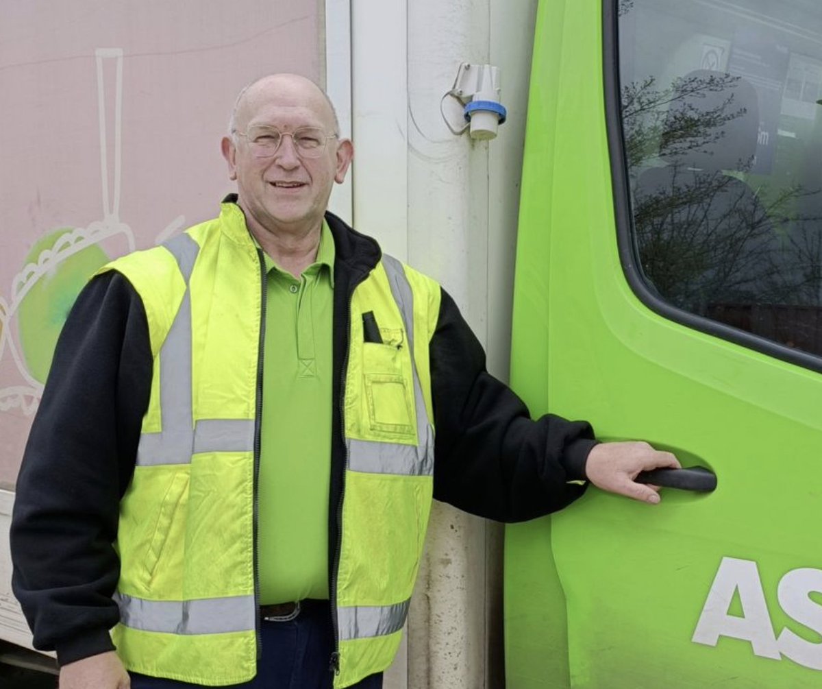 When home delivery driver David from Asda Boston arrived at an elderly customer's flat to find that she was struggling in the darkness he quickly took it upon himself to fit a new lightbulb so she could see again. David said: 'I felt it was a health and safety issue her being…