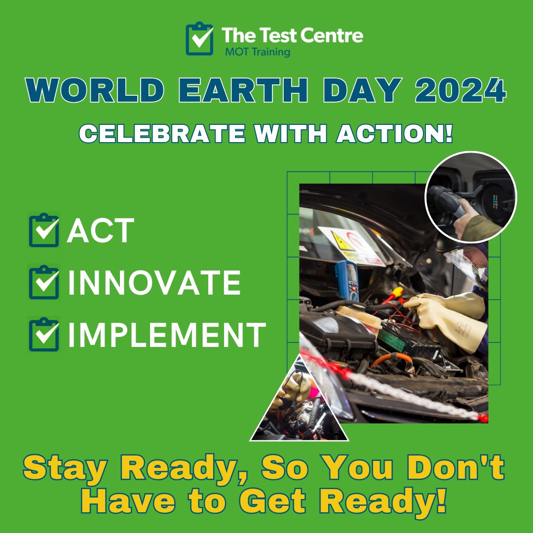 🌍 Happy World Earth Day! 🌿 

Are you ready to make a difference for our planet's future? Join us for your electric training and be equipped with the skills and knowledge 
 to ensure your safety at work.

Together, we can make a positive impact on our Earth. 🌎💪