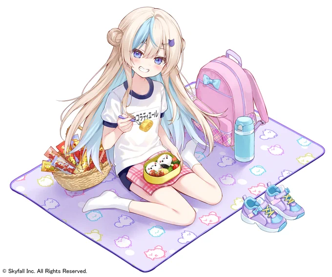 お知らせが遅くなりましたが、「ポーカーチェイス」のキャラクター、シャルロット・ショコラティエールちゃんを描かせていただいています25日から体操服の着せ替えも登場するのことなのでよろしくお願いします!#ポカチェ#ポーカーチェイス 