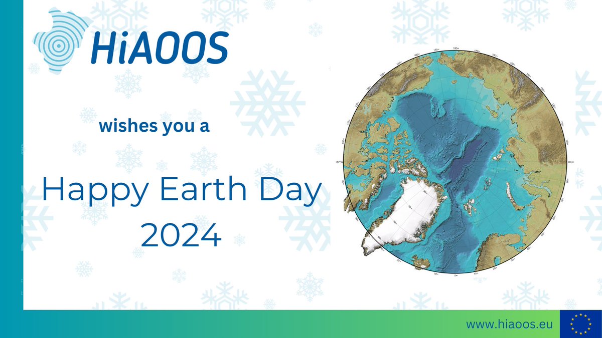 Working in the high #Arctic #Ocean means seeing the #Earth from a different perspective. #HiAOOS wishes the #polar #community a very healthy and happy #EarthDay2024. Learn more: hiaoos.eu. #HorizonEurope #EarthObservation #OceanObs #underice @REA_research