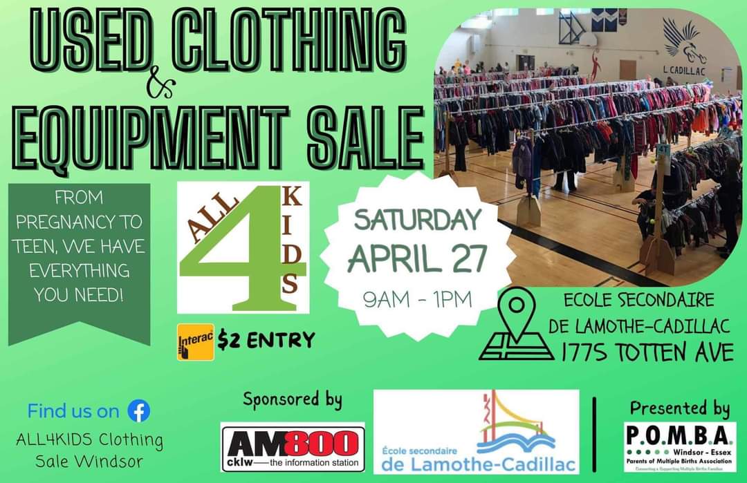 This Saturday!!!! The sale you don't want to miss.  Thousands of deals on kids clothing and accessories.
