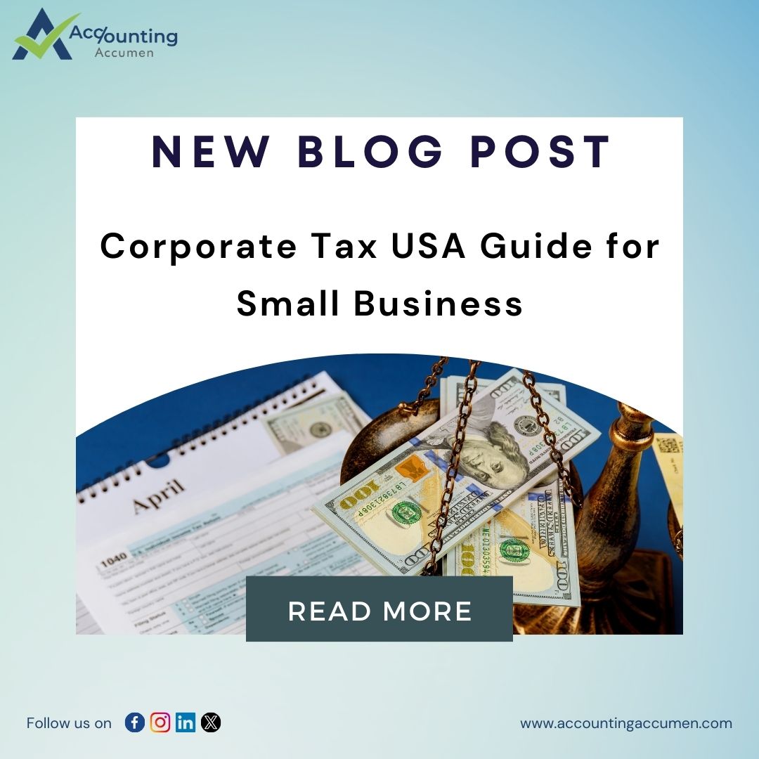 Exploring corporate taxation for small businesses. Our latest blog post dives deep into the Corporate Tax USA Guide, offering an insightful overview to navigate the complexities. 💼💡 Check it out here: accountingaccumen.com/corporate-tax-… #smallbusiness #taxtips #corporatetaxguide