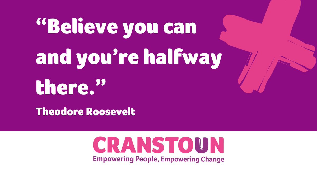 It's #MondayMotivation😀 If you'd like #alcohol or #drug support to make positive changes, contact Cranstoun in #Worcestershire who can help. We inspire and empower people to live healthier and safer lives: cranstoun.org/WORCS
#empoweringpeople #empoweringchange