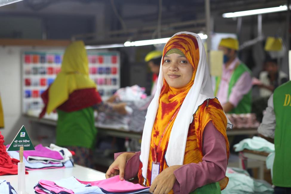 'Migrant workers make our products daily; we are committed to treating them with dignity.' VF Corporation, a global apparel and footwear company, partnered with IOM to improve the rights and welfare of migrant workers in their supply chains. iom.int/ZJH