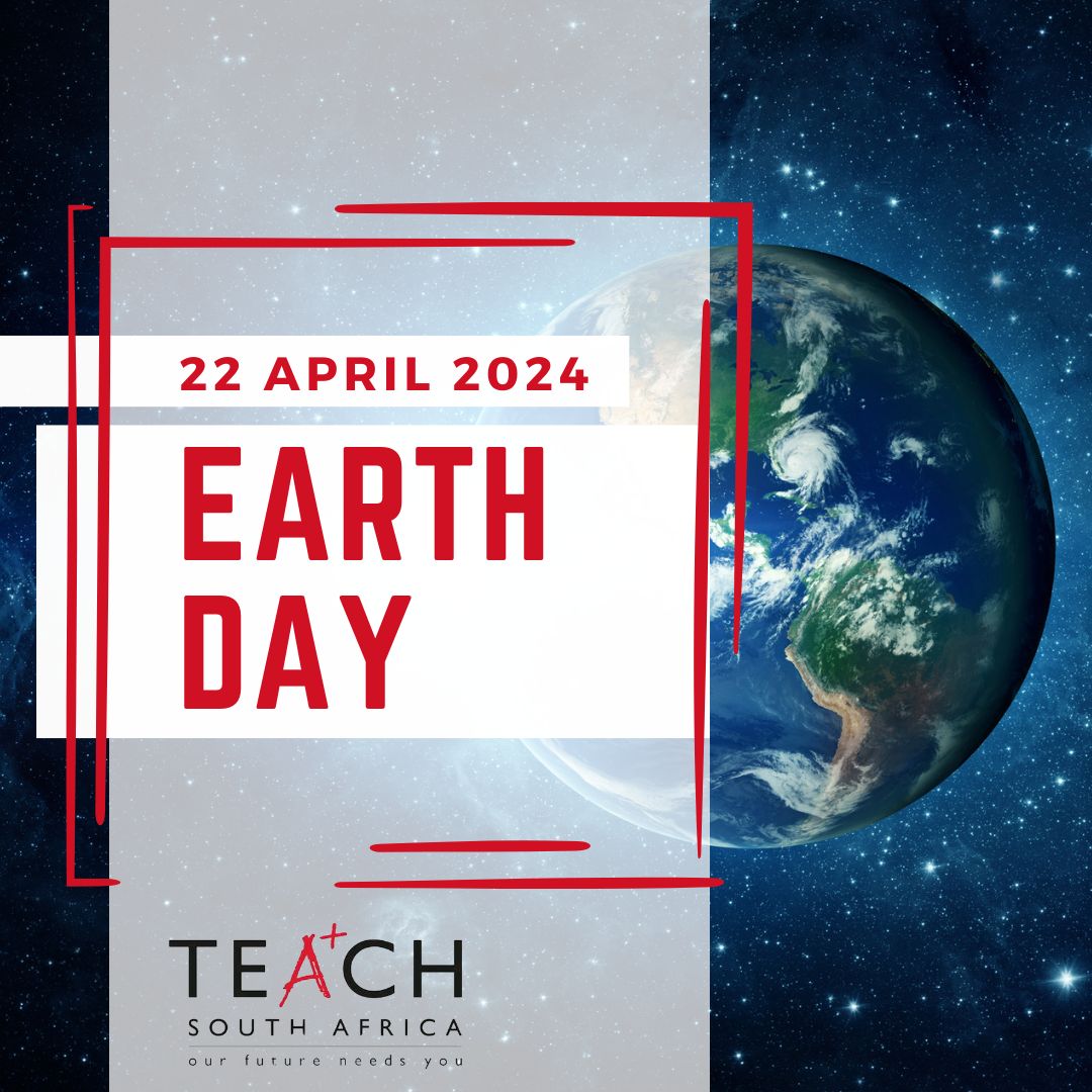 Let's celebrate Earth Day by nurturing the seeds of knowledge and growth in our classrooms. Together, through education, we sow the seeds of change for a greener, more sustainable tomorrow. Happy Earth Day from TEACH South Africa! 🌍🌱

 #EarthDay #EducationForChange