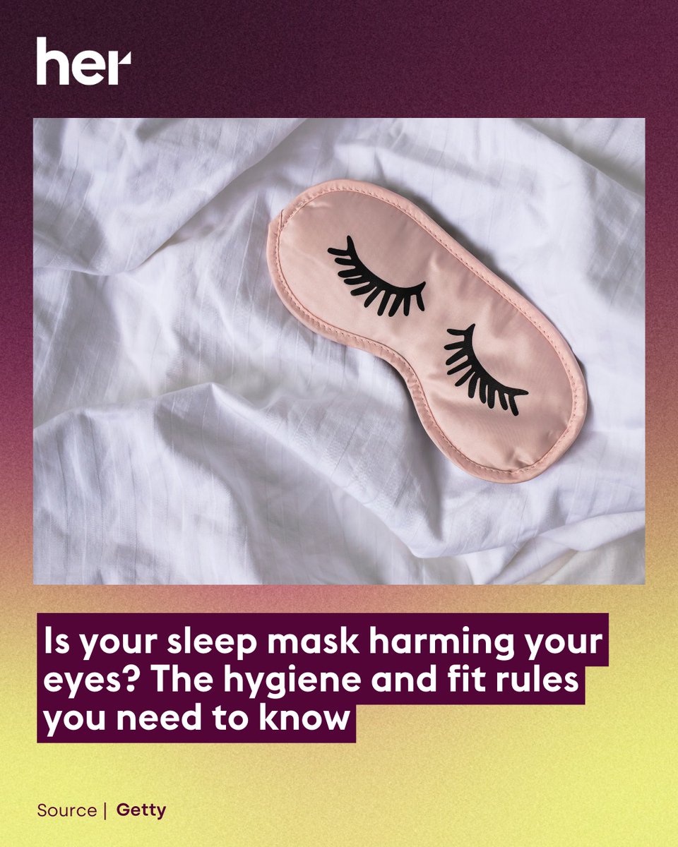 Do you know someone who can't sleep without an eye mask? her.ie/health/is-your…