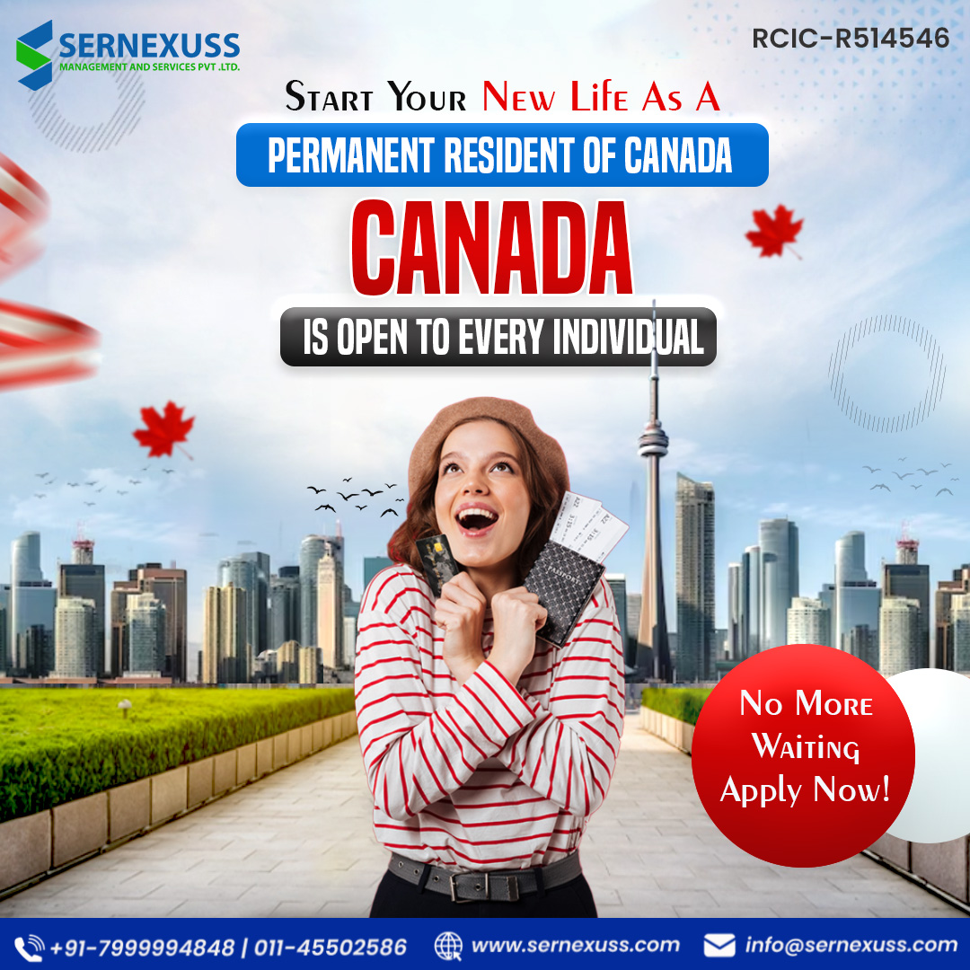Apply for Canada PR and start your life in Canada as a permanent resident. Connect now

Read more:- bit.ly/3PUSoii

#canada #canadaimmigration #migratetocanada #canadavisa #sernexuss #sernexussimmigration