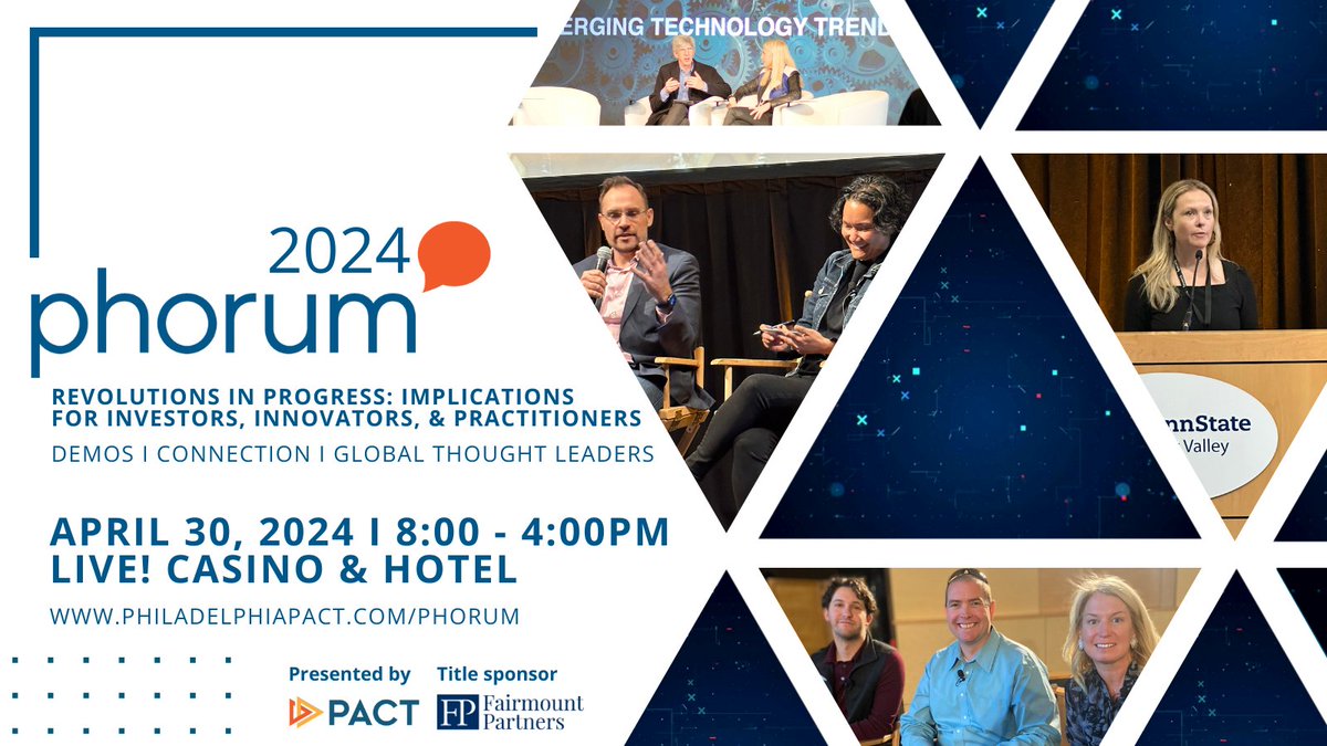 Phorum 2024 is the place to BE for tech enthusiasts on 4/30! 🚀 Learn about #AI, navigate #regulatorychanges, & explore #emergingtech. Secure your spot 👉 bit.ly/phorum24. #emergingtechnologies #techenthusiast #tech #healthcaretech #AI #innovation