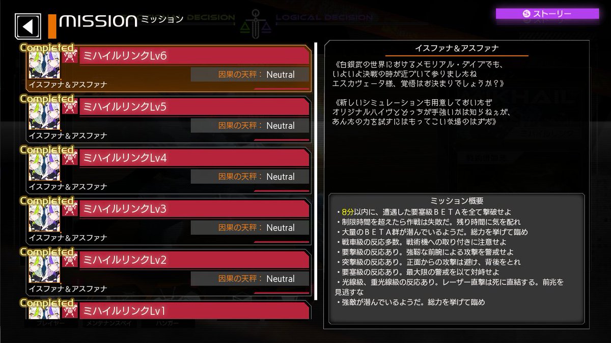 Project_MIKHAIL's tweet photo. 📢【4/26】#ProjectMIKHAIL ミハイルリンクについて

ストーリーモード内では、強敵が立ちはだかる「ミハイルリンク」というミッションが出現します。
通常のミッションと異なり、難易度は高めとなりますが開発ミッションの納品に必要なアイテムがドロップします。
ぜひ挑戦してみてくださいね✨ https://t.co/BEn8RlRy4y