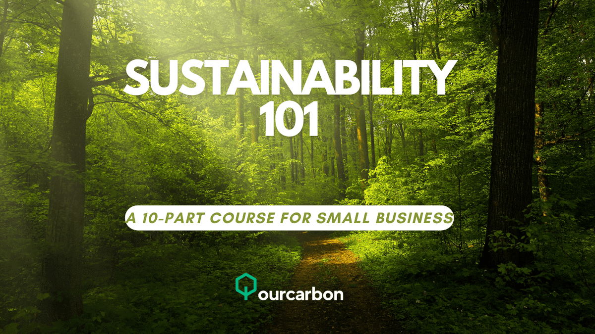 This Earth Day, we unveil “Sustainability 101 for Small Business” – a new 10-part course available with our partner, Our Carbon. Read more: ourcarbon.com/blog/unveiling… #EarthDay #EarthDay2024