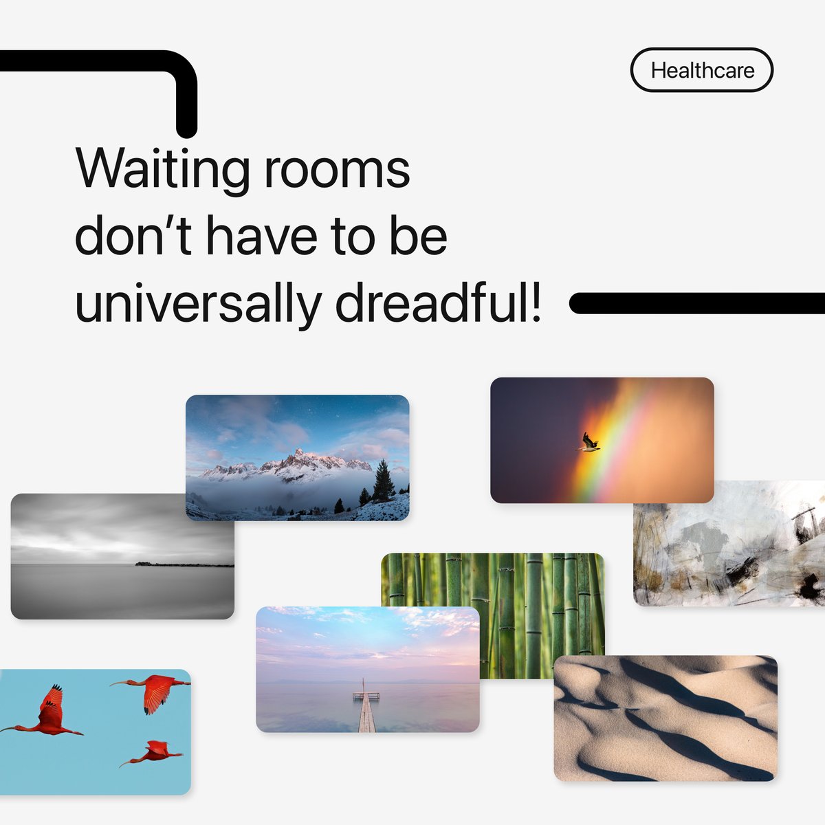 WindowSight's tweet photo. Worried about long patient wait times? Use the environment to your advantage! The waiting room design matters more than you think! 📈

#patientsafety #healthcareinnovation #stressrelief #interiordesign #healthtech