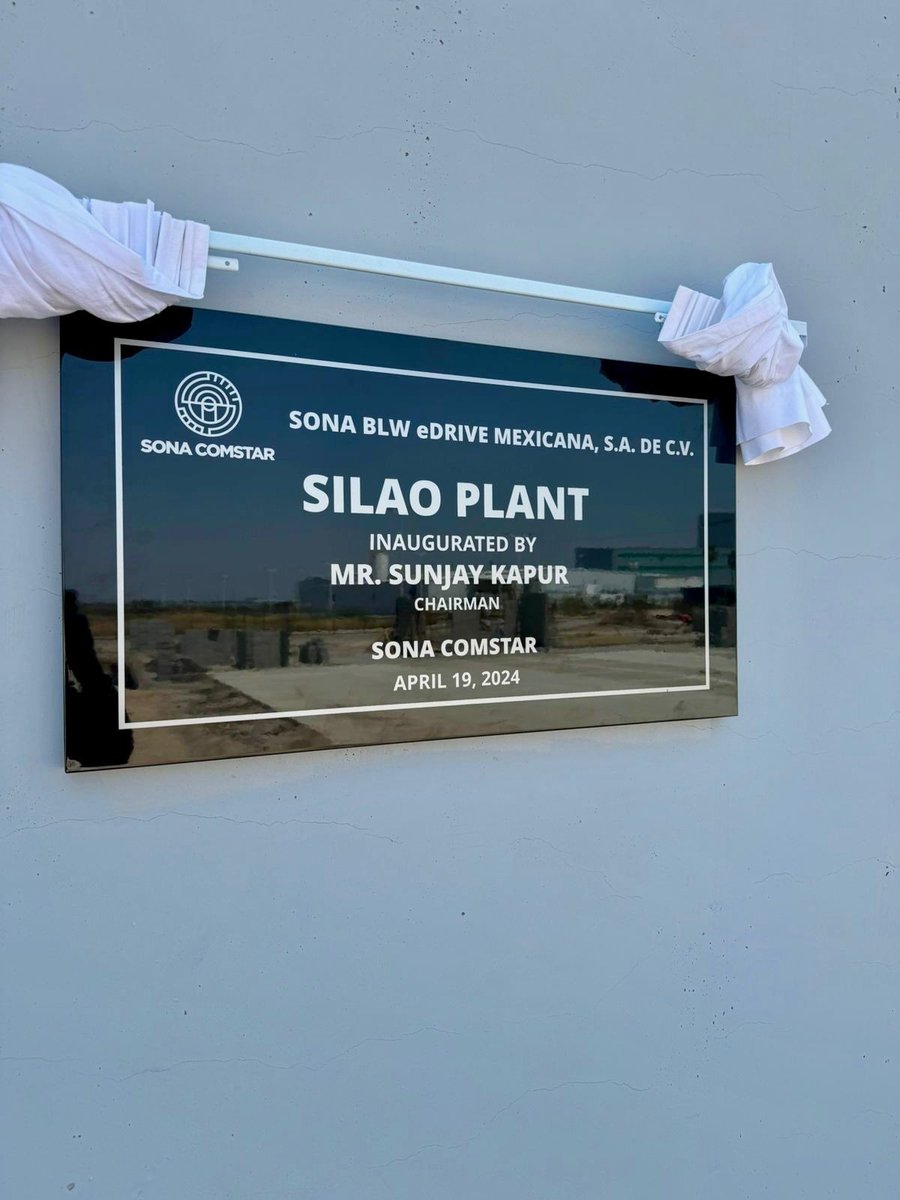 Our chairman, Mr. @sunjaykapur, has recently inaugurated our new manufacturing plant in Mexico. This facility specializes in driveline solutions for electric vehicles (EVs). The plant will help us enhance our supply chain efficiency and respond more effectively to customer…