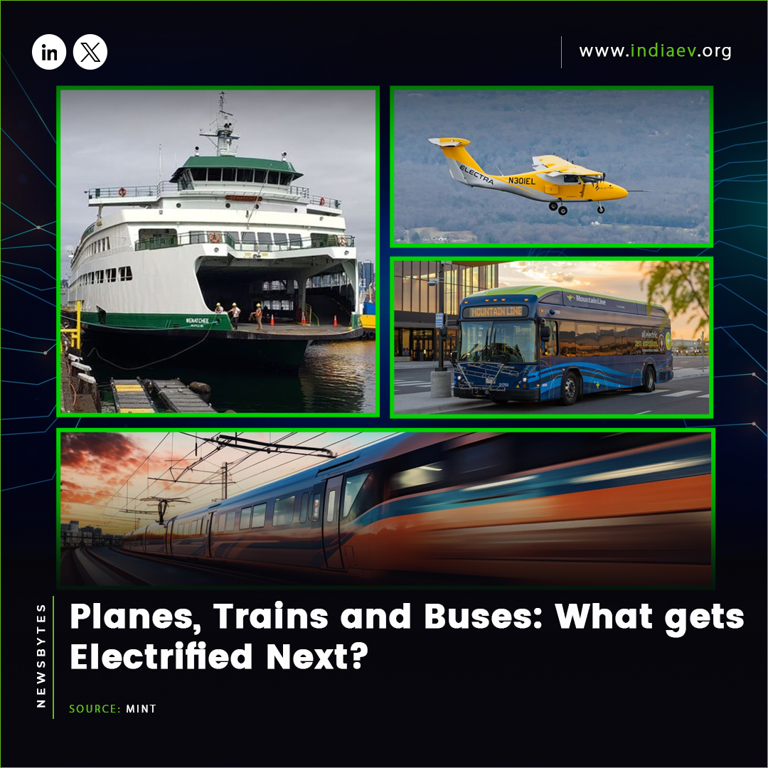 Planes, trains and buses: What gets electrified next? | Mint
Read more:- livemint.com/special-report…

#ElectrifiedTransport #Sustainable #CleanEnergy #ElectricVehicles #RenewableEnergy #ClimateAction #GoGreen #GreenTech #GreenIndia #IndiaEVShow #RenewableEnergy #EntrepreneurIndia