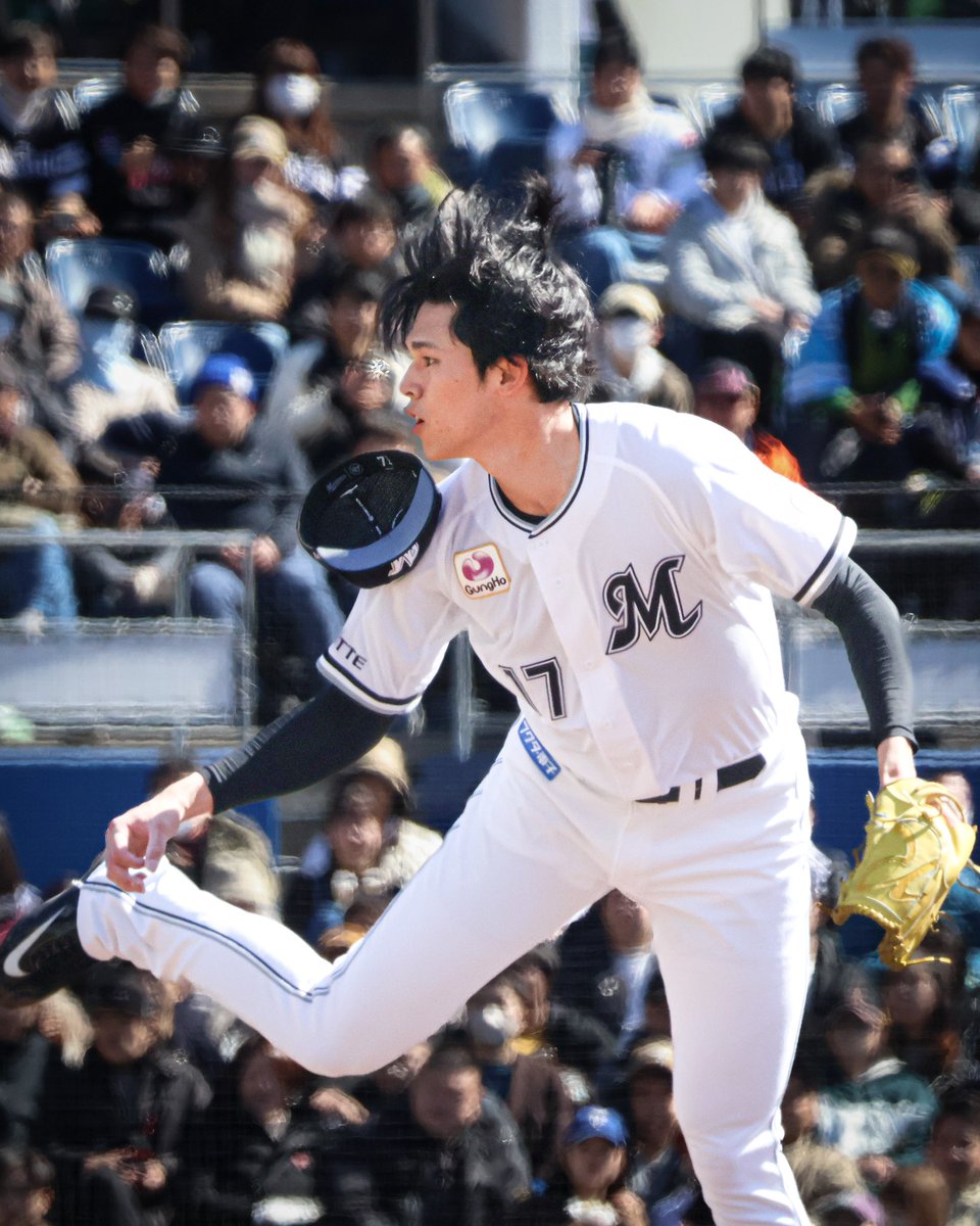 チューズデー朗希。

#佐々木朗希 #chibalotte