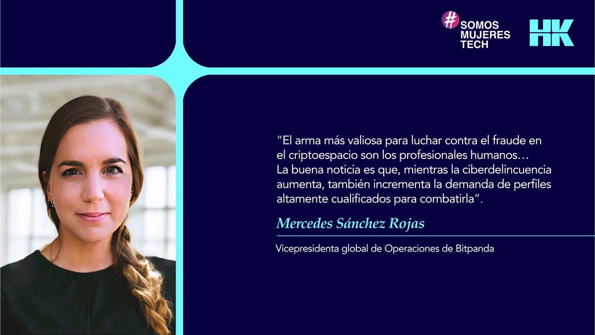 Hill & Knowlton Spain (@hk_spain) on Twitter photo #SomosMujeresTech, Mercedes Sánchez Rojas, VP Global de Operaciones de <a href="/Bitpanda_ES/">Bitpanda ES</a> analiza los mejores métodos para defenderse contra los ciberataques y el fraude en el mundo digital.
Podéis leer su artículo en: elespanol.com/invertia/disru… #SomosMujeresTech, Mercedes Sánchez Rojas, VP Global de Operaciones de <a href="/Bitpanda_ES/">Bitpanda ES</a> analiza los mejores métodos para defenderse contra los ciberataques y el fraude en el mundo digital.
Podéis leer su artículo en: elespanol.com/invertia/disru…