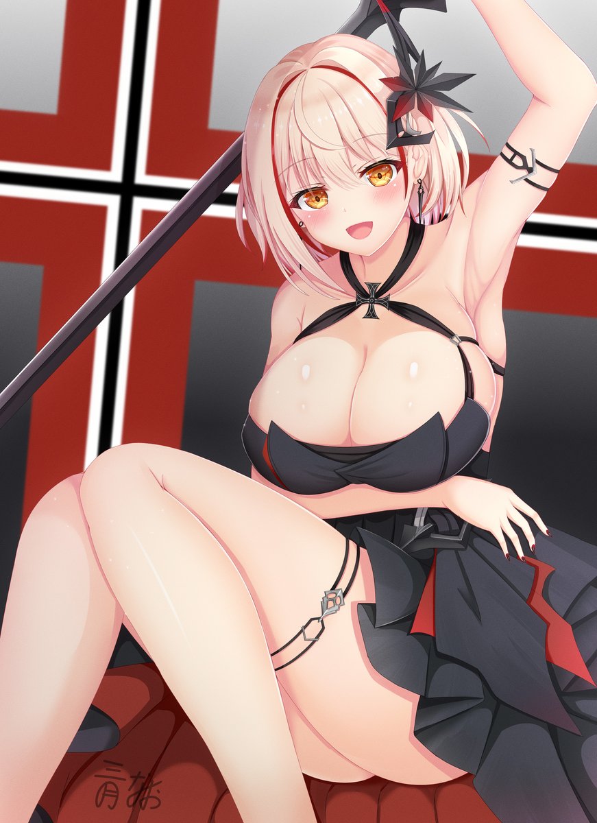 ローン(アズールレーン) 「ローンちゃん #アズールレーン 」|なお🐇のイラスト