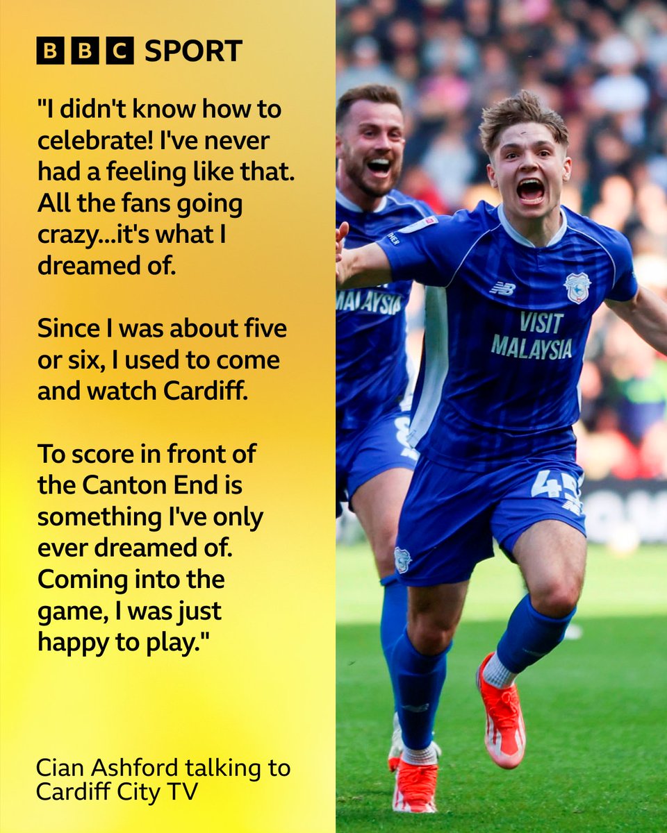 What a moment for @CianAshford on the weekend! ⚽ #BBCFootball